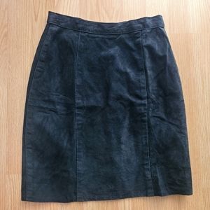 CAVIAR Suede Skirt